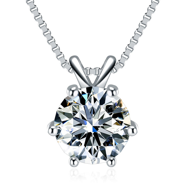 HOMIGIFTY Moissanite Necklace for Women